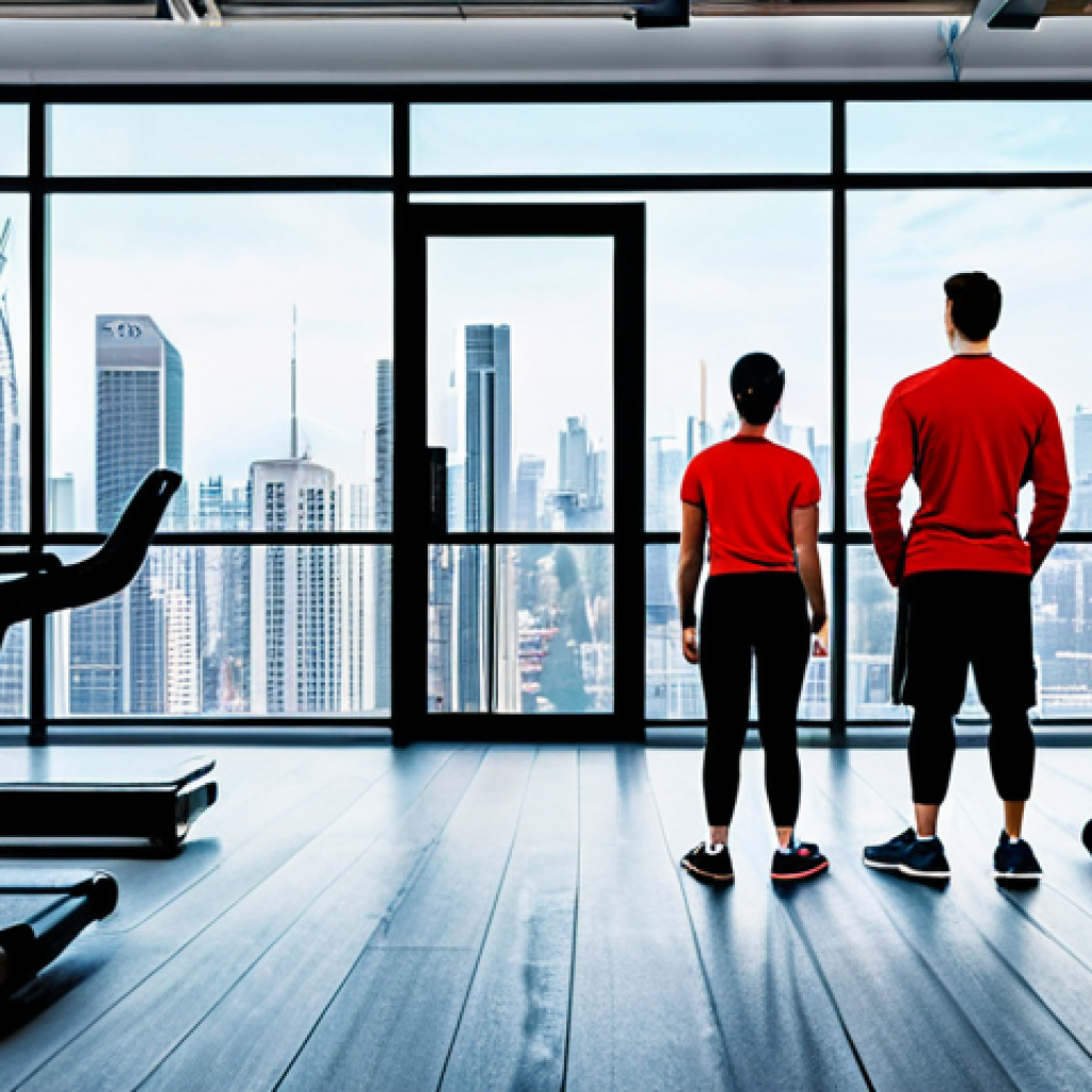 피트니스 경영사 시험 예상 문제 - Market Research & Analysis**
"A diverse group of people in modest athletic wear, observing a modern...