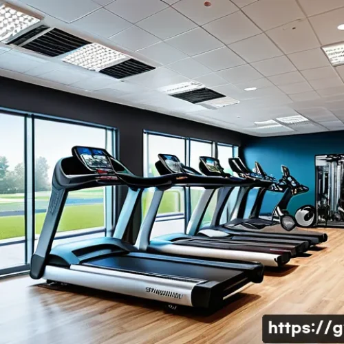 피트니스 경영사로서 클라이언트 관리법 - A modern fitness center interior showcasing a clean, well-lit workout space with state-of-the-art ex...